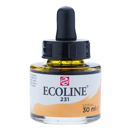 Ecoline Liquid Watersoluble Ink 30ml - Gold Ochre