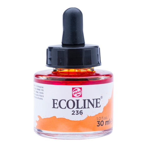 Ecoline Liquid Watersoluble Ink 30ml - Light Orange