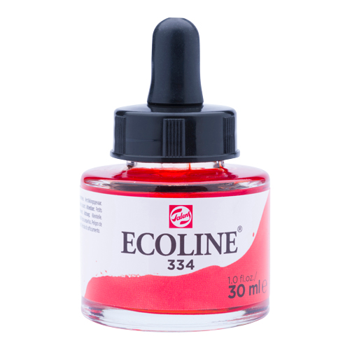 Ecoline Liquid Watersoluble Ink 30ml - Scarlet