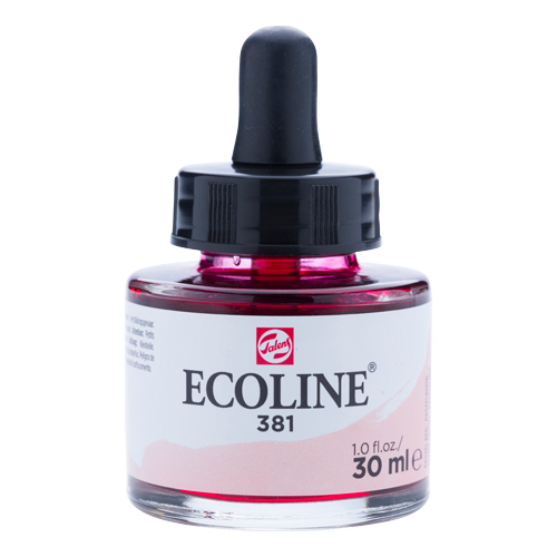 Ecoline Liquid Watersoluble Ink 30ml - Pastel Red