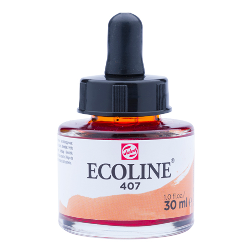 Ecoline Liquid Watersoluble Ink 30ml - Deep Ochre