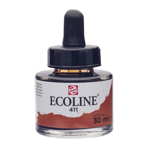 Ecoline Liquid Watersoluble Ink 30ml - Burnt Sienna