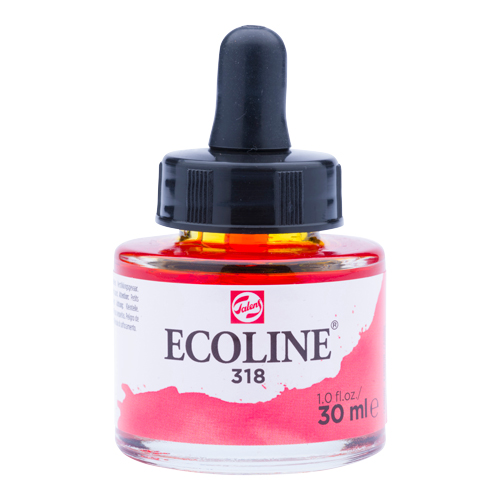 Ecoline Liquid Watersoluble Ink 30ml - Carmine