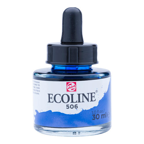 Ecoline Liquid Watersoluble Ink 30ml - Ultramarine Deep