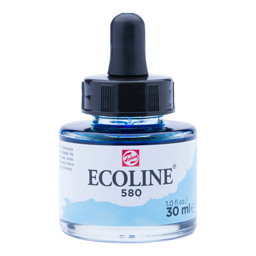 Ecoline Liquid Watersoluble Ink 30ml - Pastel Blue