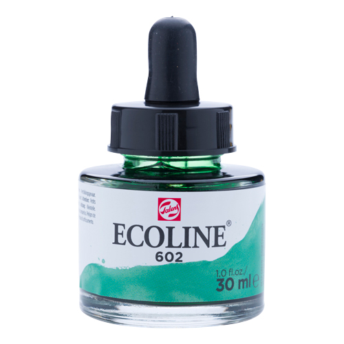Ecoline Liquid Watersoluble Ink 30ml - Deep Green