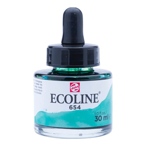 Ecoline Liquid Watersoluble Ink 30ml - Fir Green