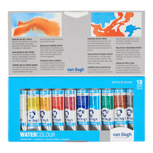 Van Gogh Watercolour Tube Set -&nbsp;10 x 10ml