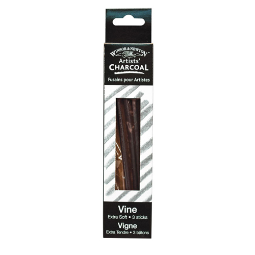 Winsor & Newton Vine Charcoal Extra Soft Box of 3
