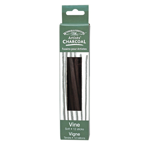 Winsor & Newton Vine Charcoal Soft Box of 12