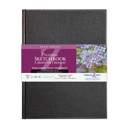 Stillman & Birn Zeta Series Hardbound Sketchbook -&nbsp;&nbsp;8.3 x 11.7 in