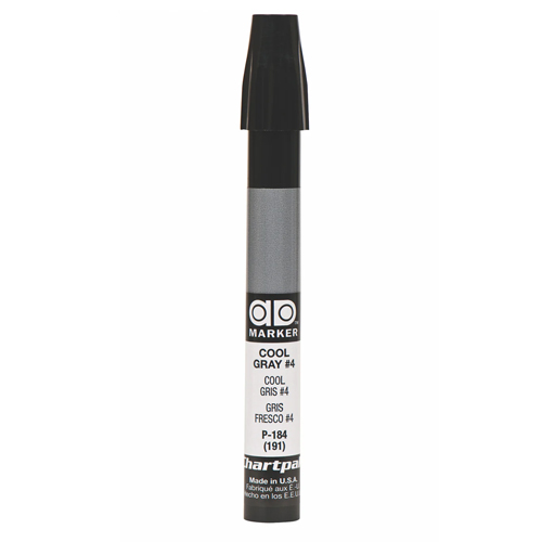 Chartpak AD Marker P184 Cool Grey #4