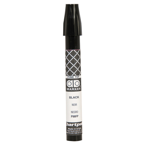 Chartpak AD Marker P98FP Black, Fine Tip