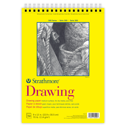 Strathmore 300 Series Drawing Pad - 9" x 12"