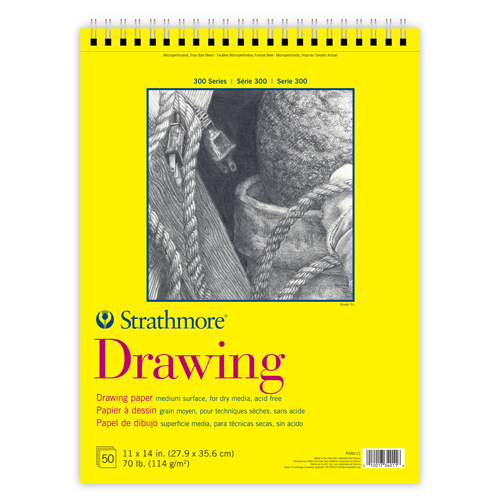 Strathmore 300 Series Drawing Pad - 11" x 14"