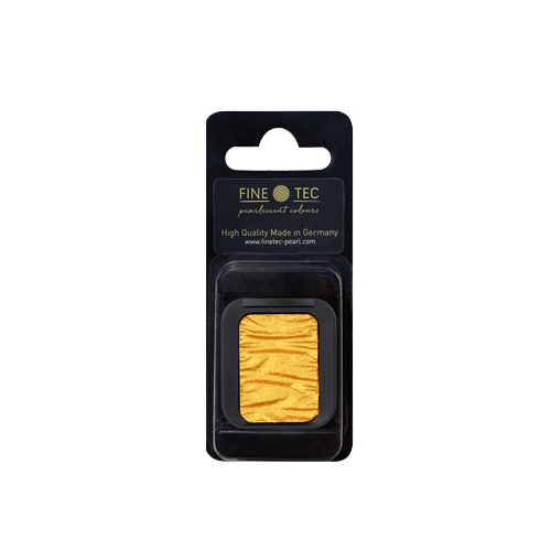 Finetec Pearlescent Watercolour Pan - Olympic Gold