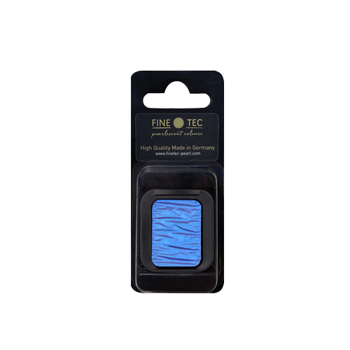 Finetec Pearlescent Watercolour Pan - High Chroma Blue
