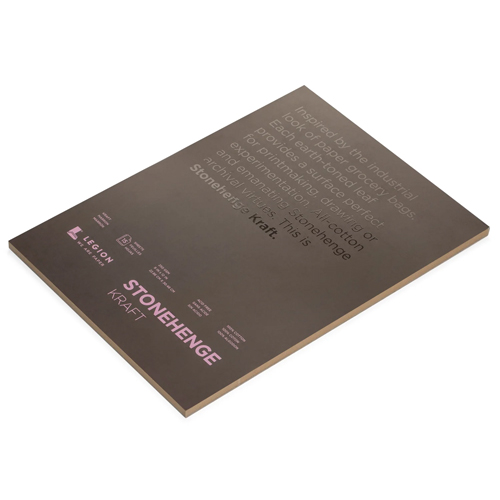 Legion Stonehenge Kraft Pad - Kraft - 90lb. - 9 x 12 in.