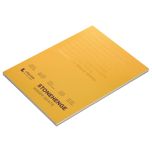 Legion Stonehenge Warm White Pad - Warm White - 90lb. - 9 x 12 in.