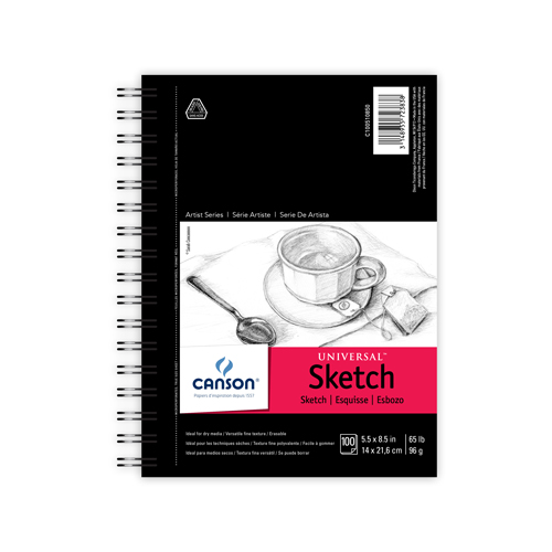 Canson Universal Sketch Pad - 5.5" x 8.5"