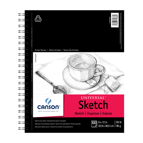 Canson Universal Sketch Pad - 9" x 12"