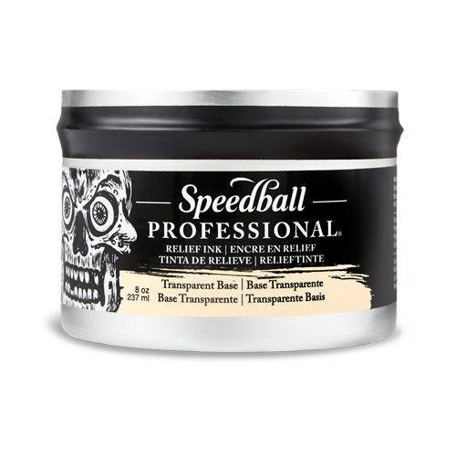 Speedball Professional Relief Ink - Transparent Base 8oz
