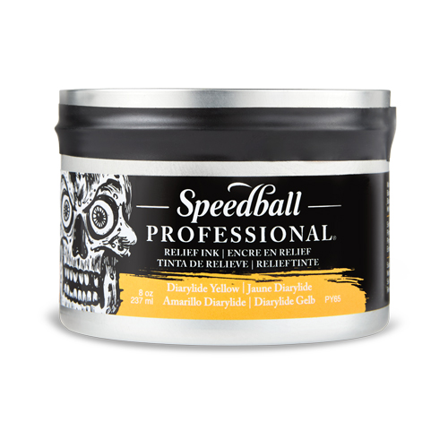 Speedball Professional Relief Ink - Diarylide Yellow 8oz