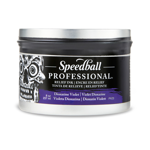 Speedball Professional Relief Ink - Dioxazine Violet 8oz