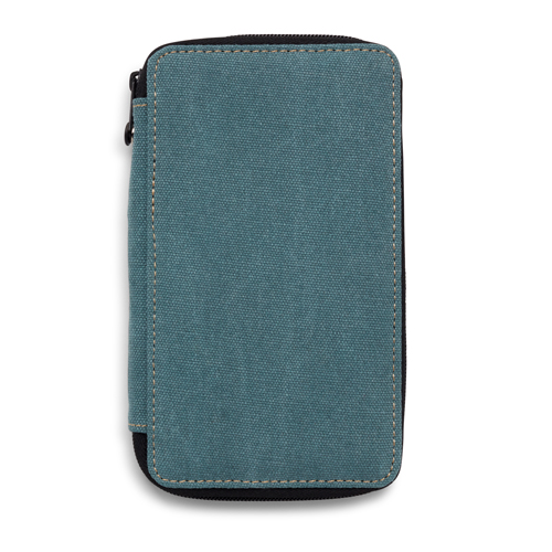 Global Art Canvas Pencil Case 24 - Steel Blue