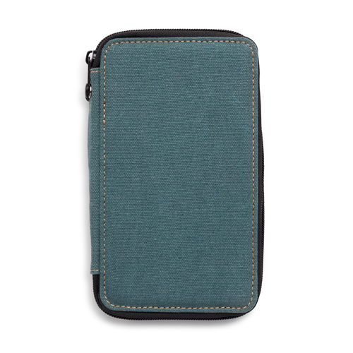Global Art Canvas Pencil Case 48 - Steel Blue