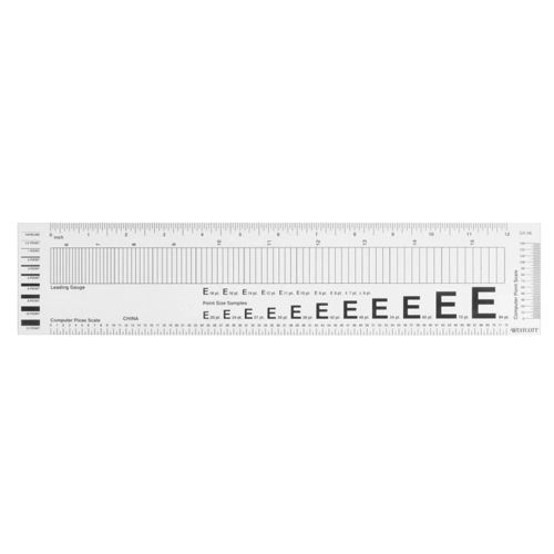 C-Thru Graphic Combo Ruler 13"