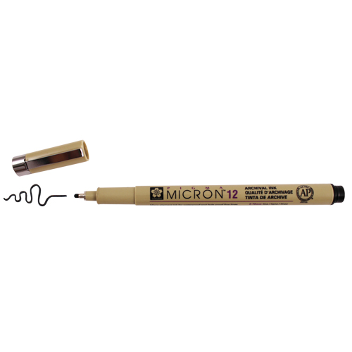 Sakura Pigma Micron 12 Pen 0.70mm - Black