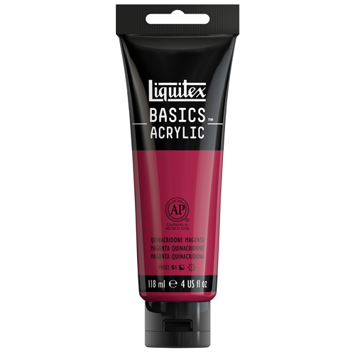 Liquitex Basics Acrylic � 4oz � Quinacridone Magenta