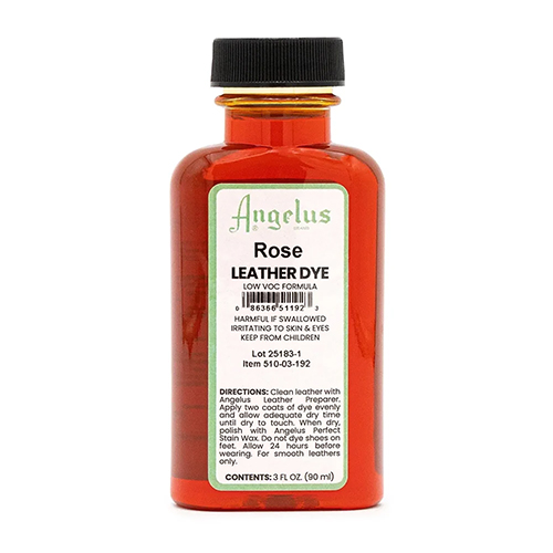 Angelus 3oz Low VOC Leather Dye � Rose