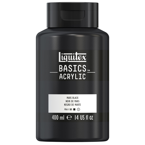 Liquitex Basics Acrylic - Mars Black - 400ML