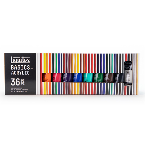 Liquitex Basics Acrylics - Set of 36 x 22ml