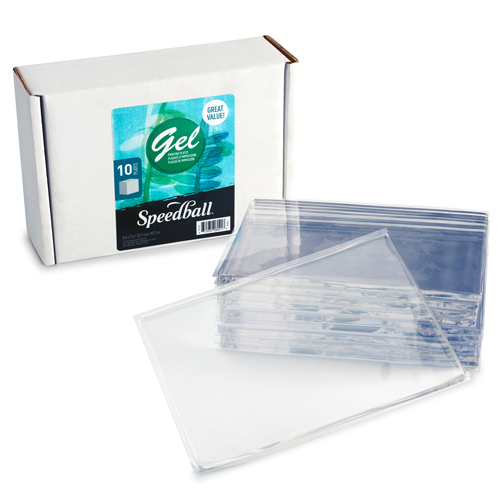 Speedball Gel Printing Plate - 5" x 7" 10-pack