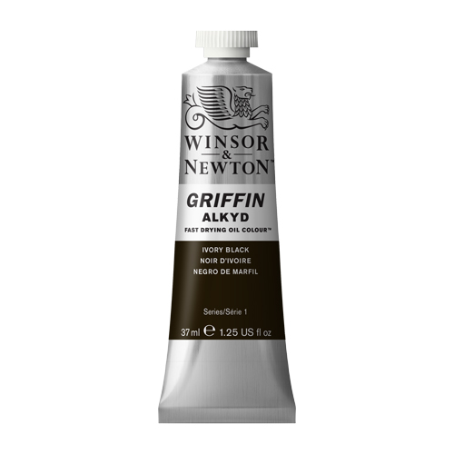 Winsor & Newton Griffin Alkyd - Ivory Black - 37ml