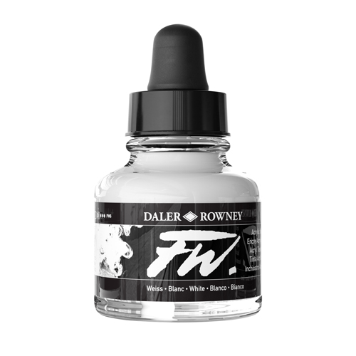 FW Acrylic Ink 1oz - White