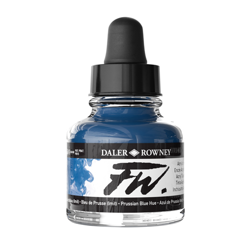 FW Acrylic Ink 1oz - Prussian Blue Hue