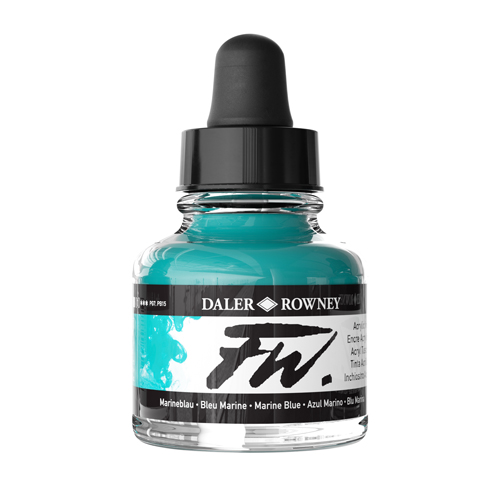 FW Acrylic Ink 1oz - Marine Blue