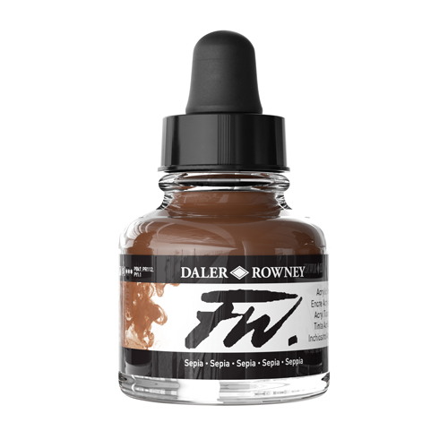 FW Acrylic Ink 1oz - Sepia