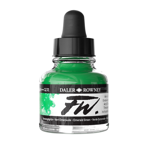 FW Acrylic Ink 1oz - Emerald Green