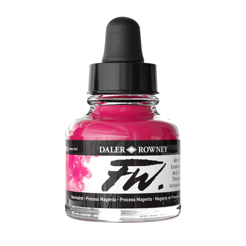 FW Acrylic Ink 1oz - Process Magenta