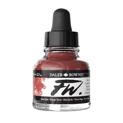 FW Acrylic Ink 1oz - Red Earth