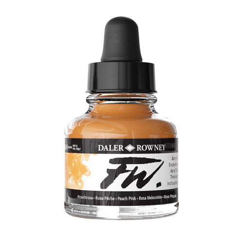 FW Acrylic Ink 1oz - Peach Pink