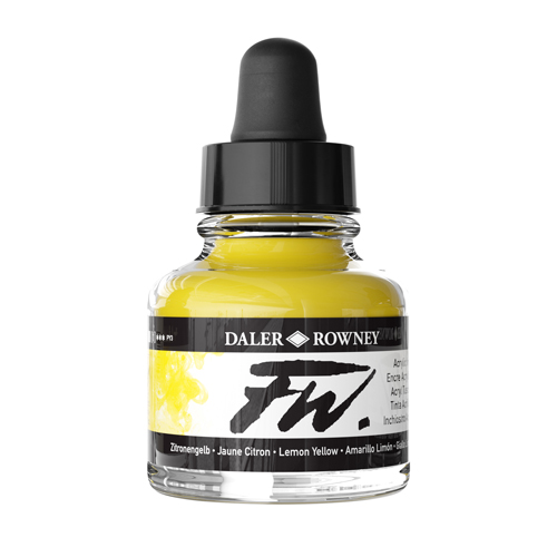 FW Acrylic Ink 1oz - Lemon Yellow