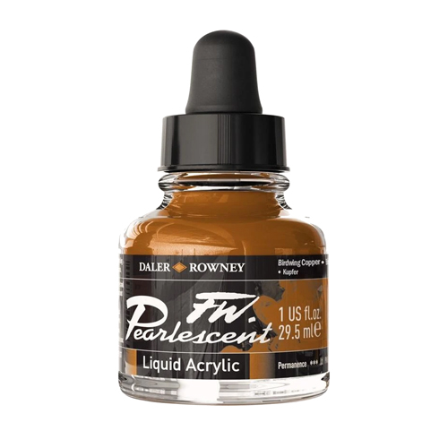 FW Pearlescent Acrylic Ink 1oz - Birdwing Copper