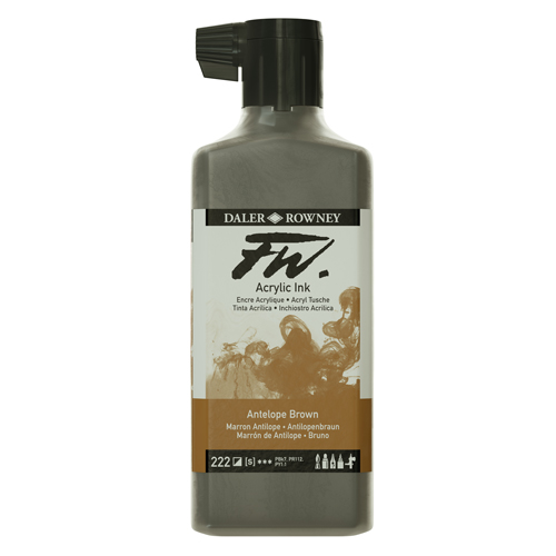 FW Acrylic Ink 180ml - Antelope Brown