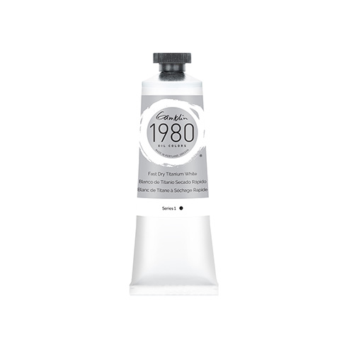 Gamblin 1980 Oil Colors S1 Fast Dry Titanium White 37ml